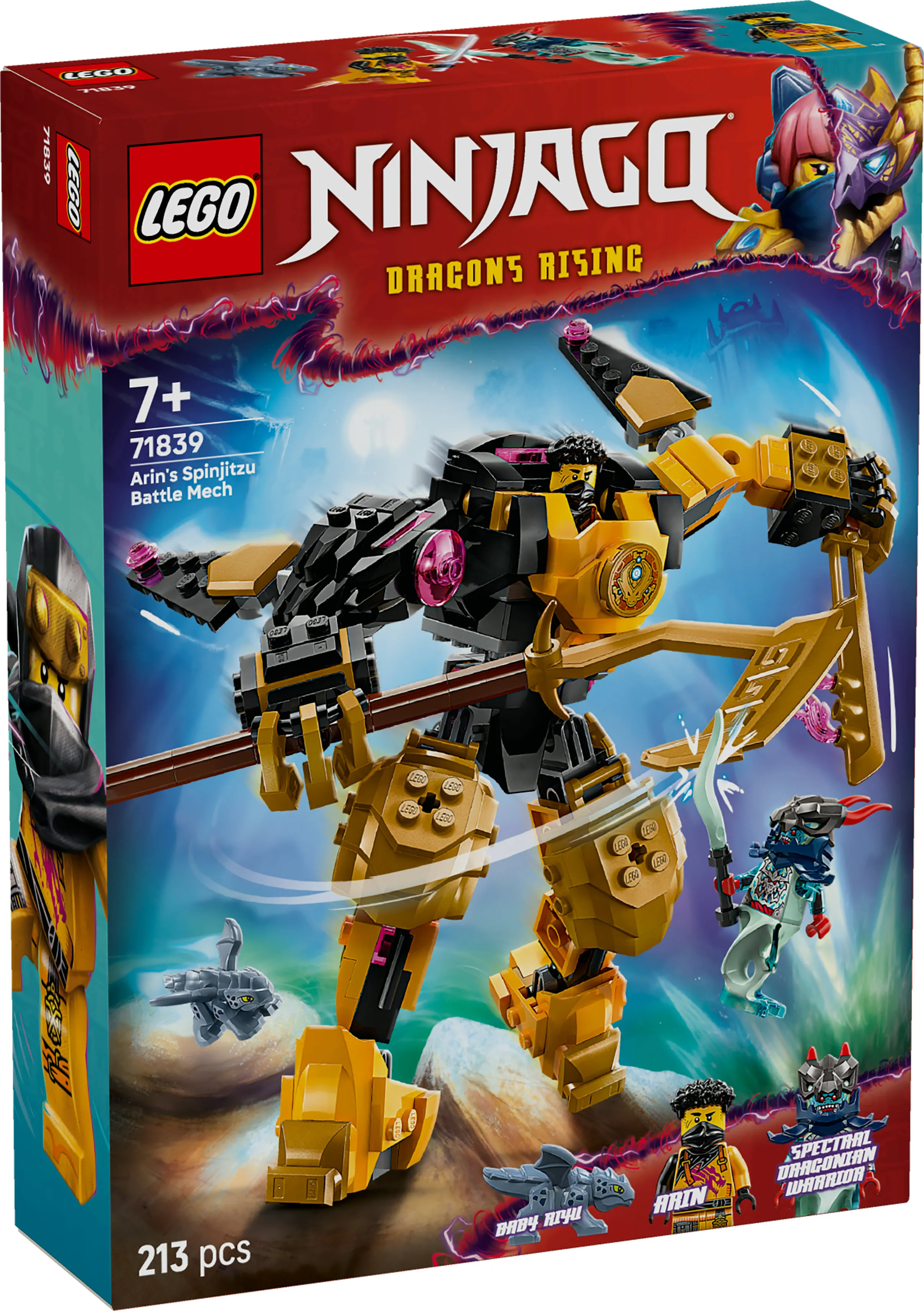 LEGO NINJAGO Arinin spinjitzu-taistelurobotti 71839