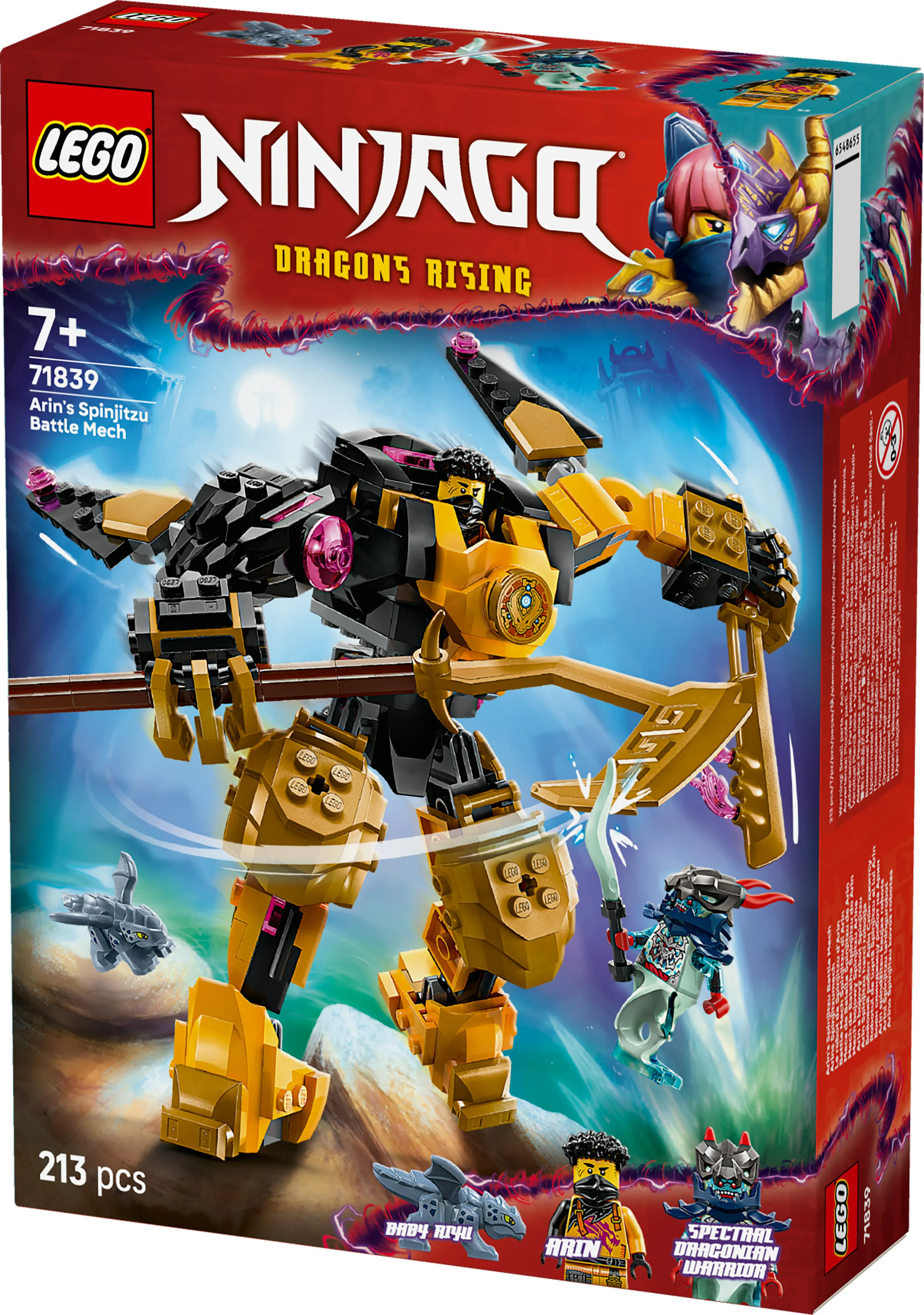 LEGO NINJAGO Arinin spinjitzu-taistelurobotti 71839