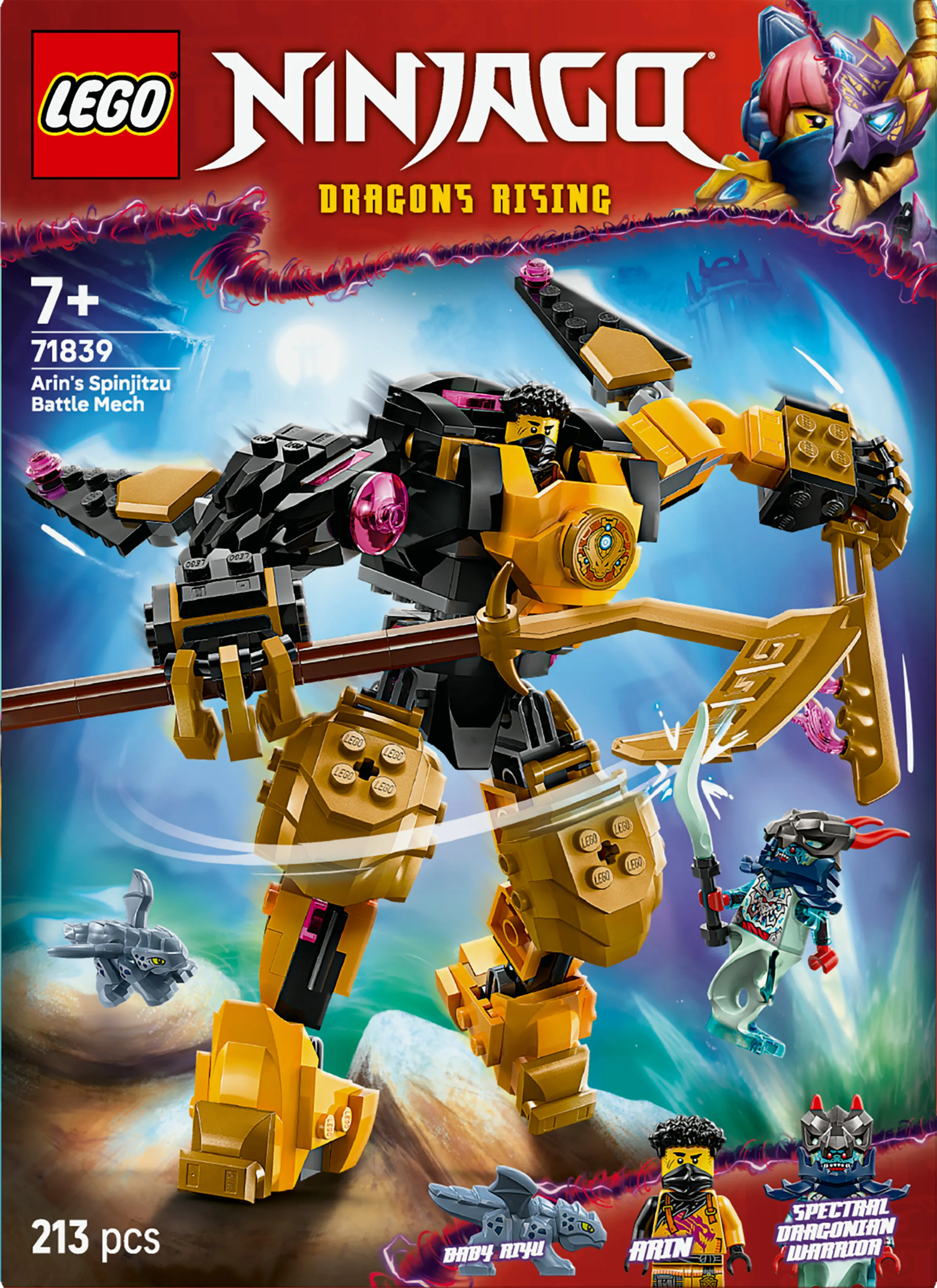 LEGO NINJAGO Arinin spinjitzu-taistelurobotti 71839