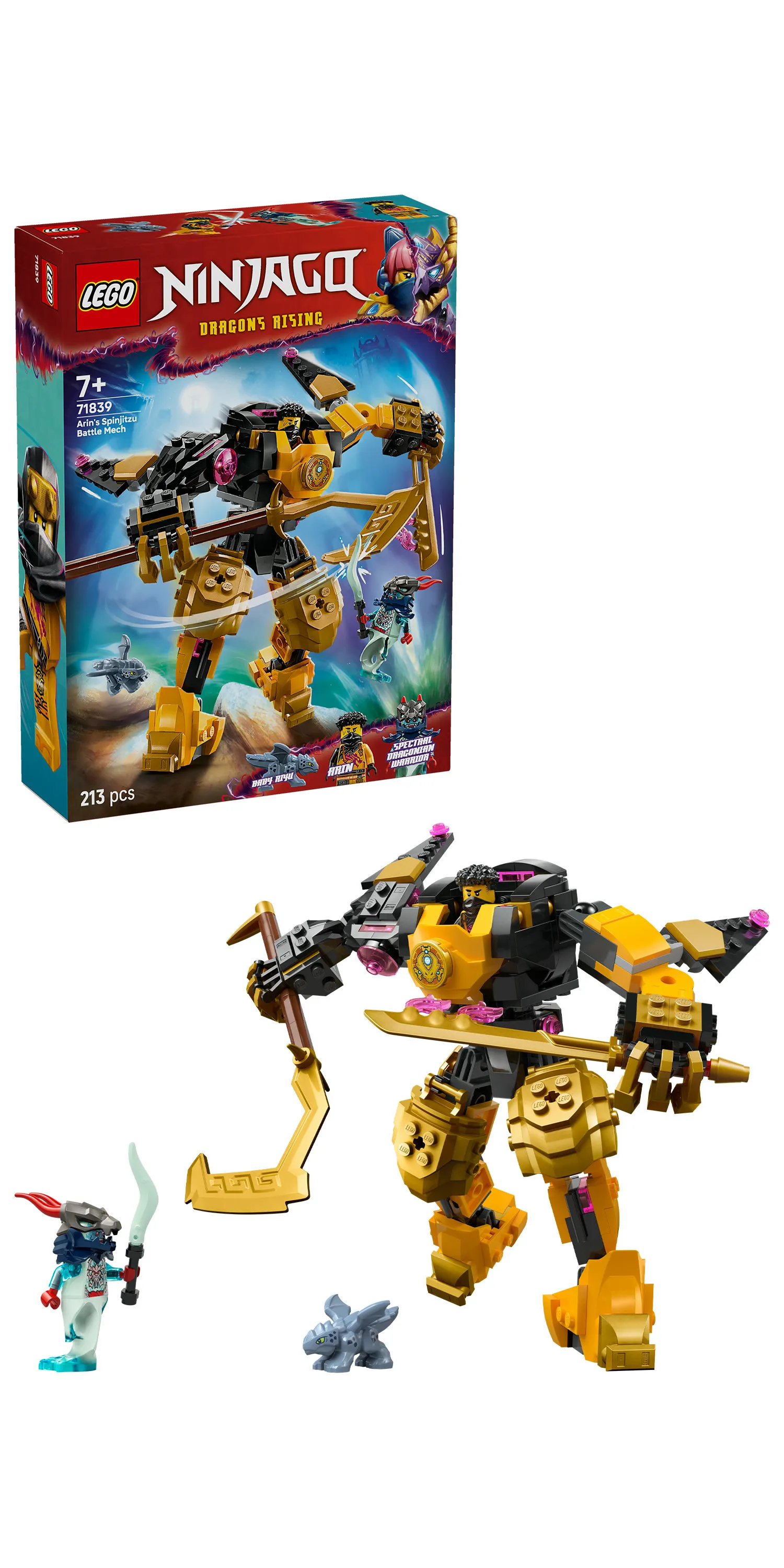 LEGO NINJAGO Arinin spinjitzu-taistelurobotti 71839
