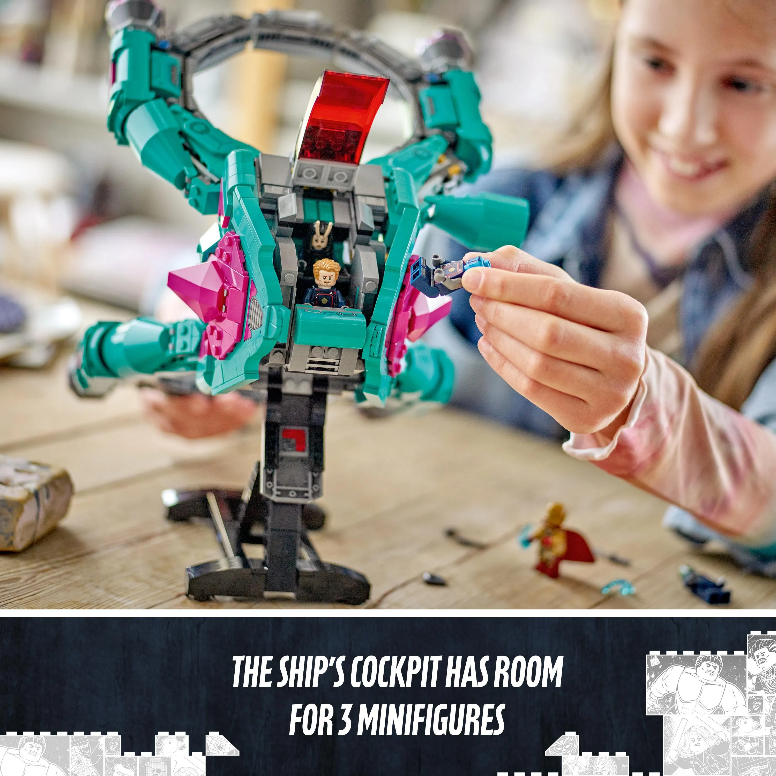 LEGO Marvel Nya V&auml;ktarskeppet 76255