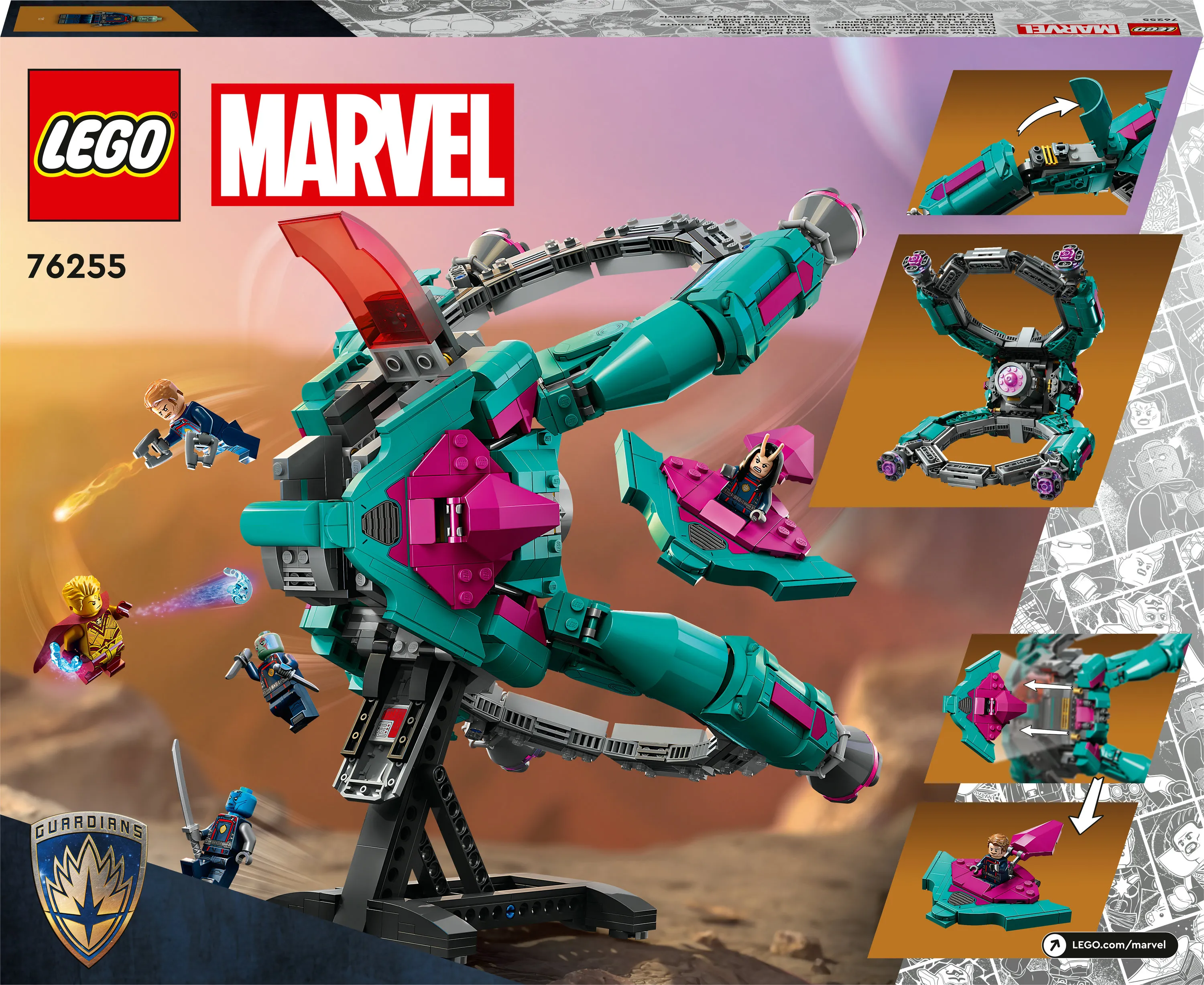 LEGO Marvel Nya V&auml;ktarskeppet 76255
