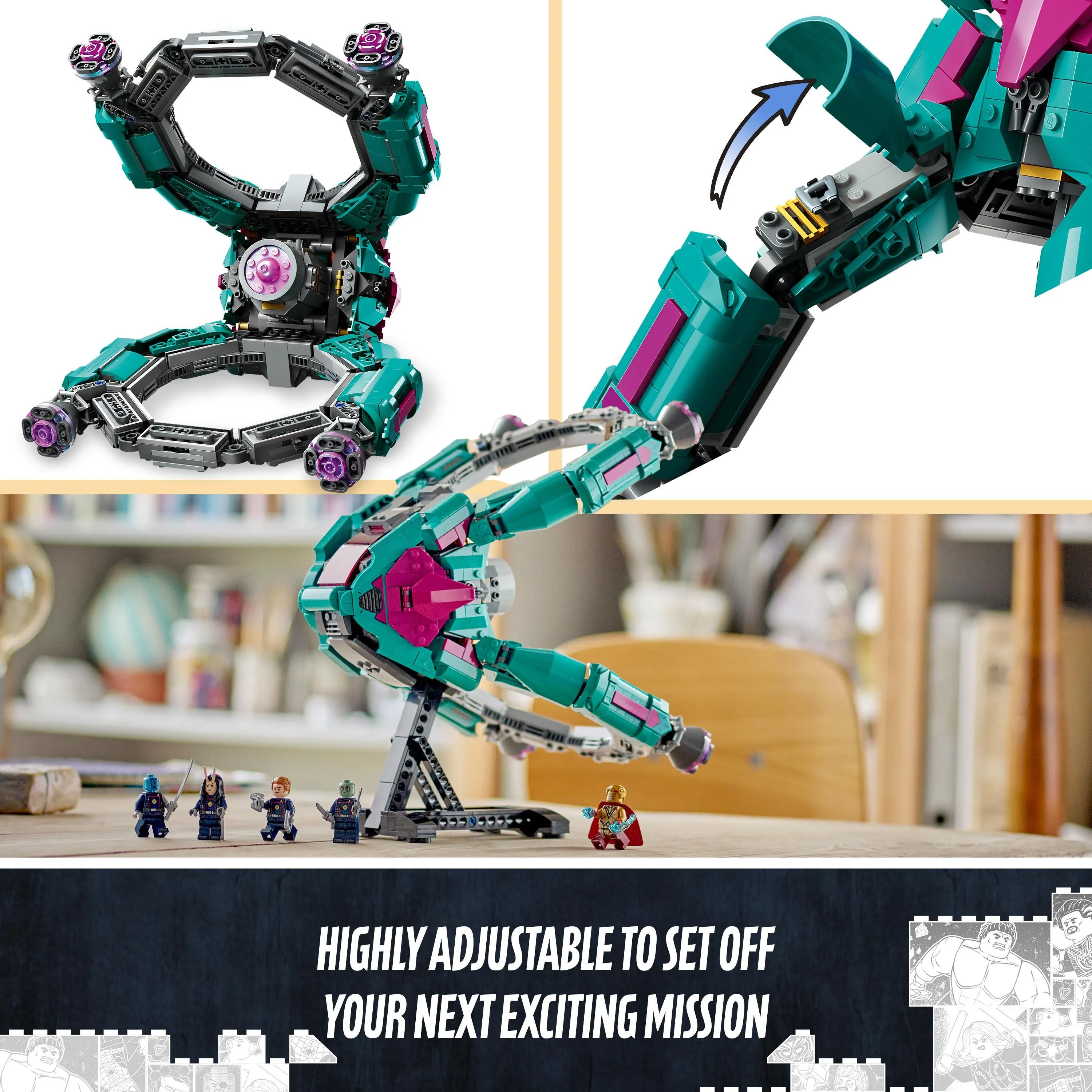 LEGO Marvel Nya V&auml;ktarskeppet 76255