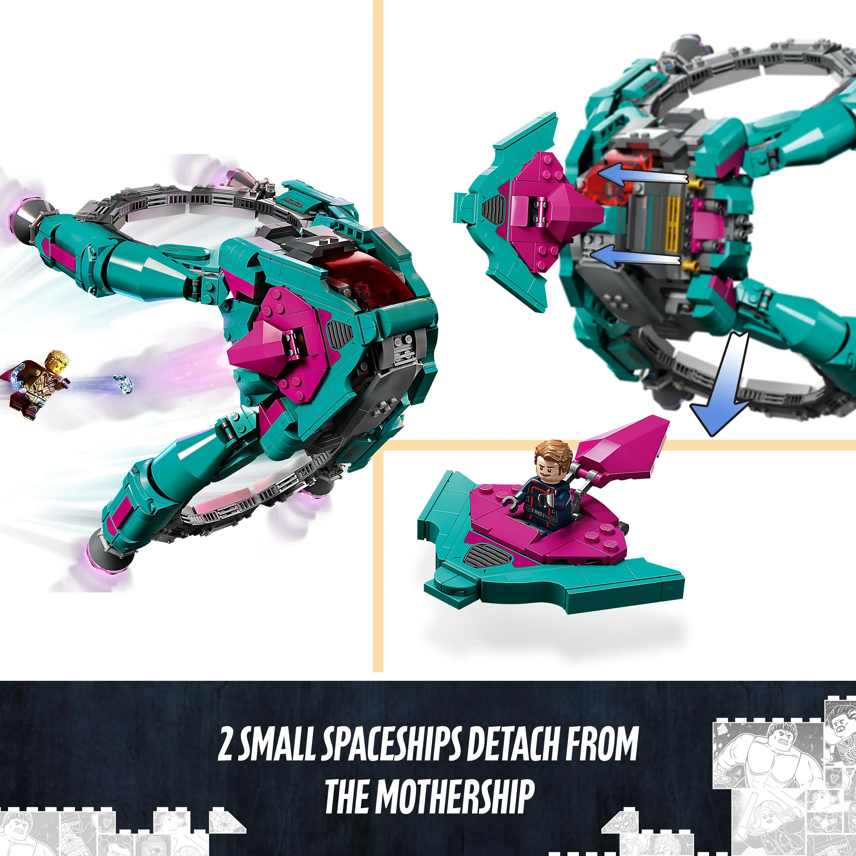 LEGO Marvel Nya V&auml;ktarskeppet 76255