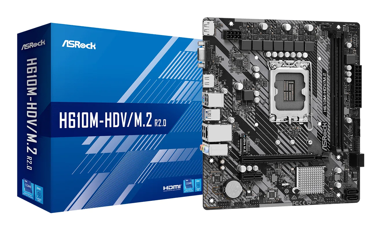 ASRock H610M-HDV/M.2 R2.0 mATX - motherboard