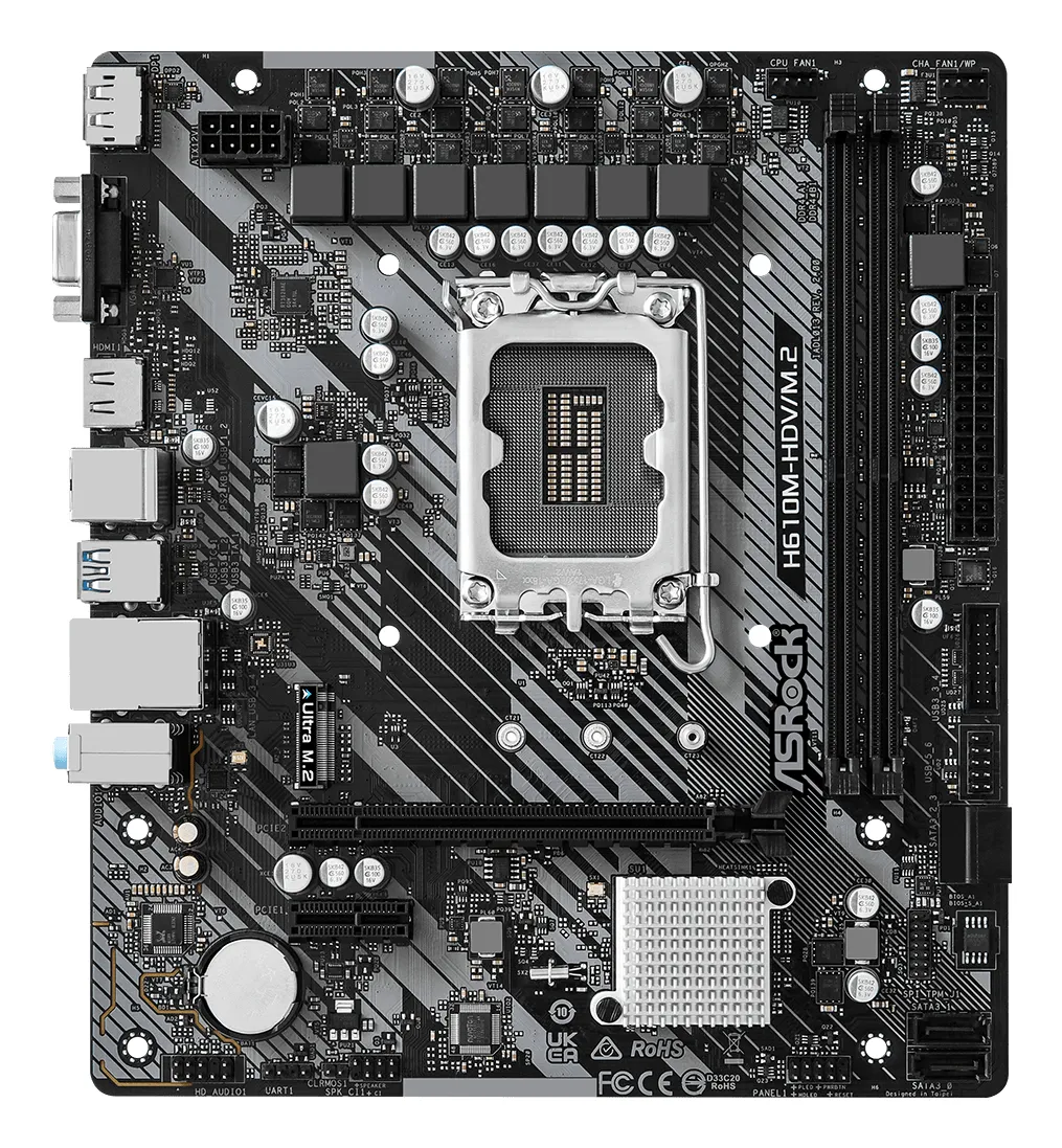 ASRock H610M-HDV/M.2 R2.0 mATX - motherboard