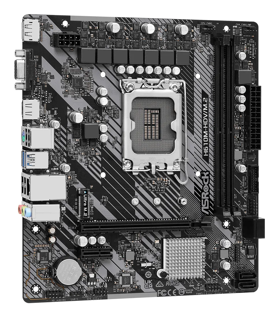 ASRock H610M-HDV/M.2 R2.0 mATX - motherboard