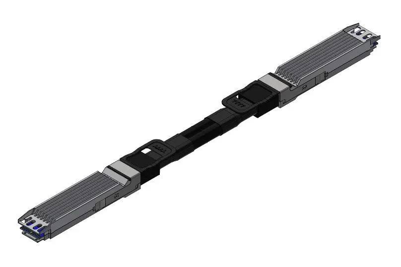 NVIDIA InfiniBand NDR, LSZH, OSFP-OSFP, 1m-verkkokaapeli, musta