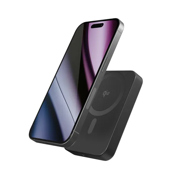 Epico UltraPack Qi2 10000mAh Alu Mag+ Wireless Power Bank EM71 - black