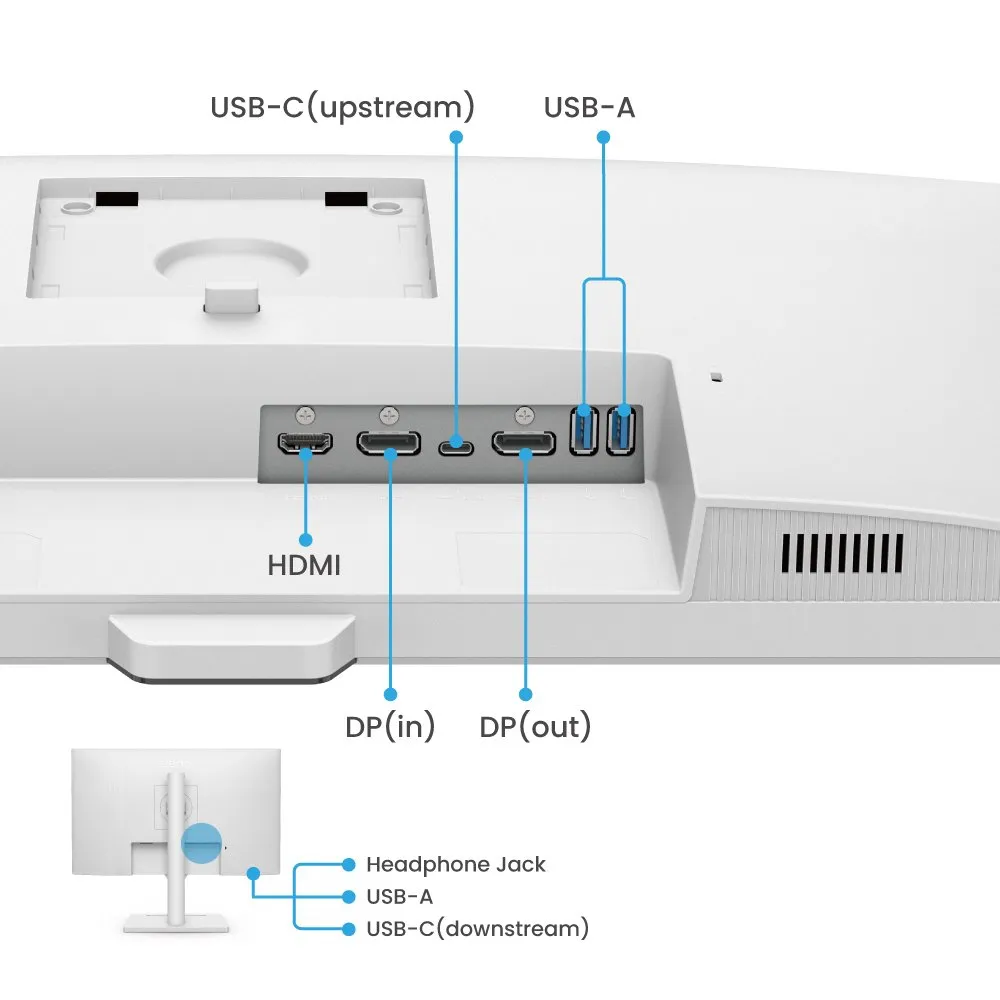 BenQ GW2790QT 27" QHD, IPS Monitor with USB-C hub