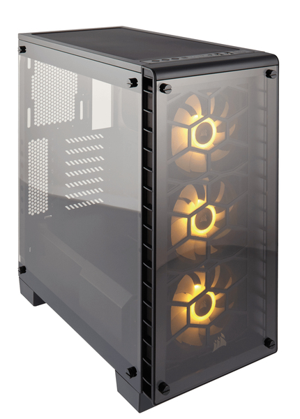 Corsair Crystal Series 460X RGB Tempered Glass Compact Mid-Tower ATX Case