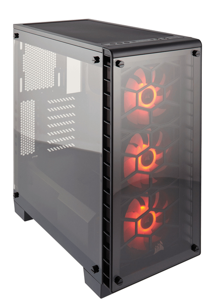 Corsair Crystal Series 460X RGB Tempered Glass Compact Mid-Tower ATX Case