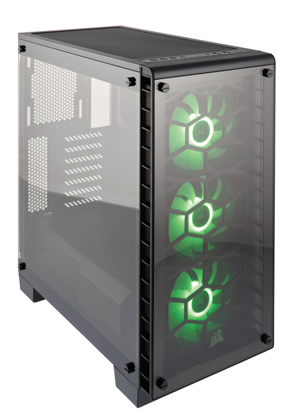 Corsair Crystal Series 460X RGB Tempered Glass Compact Mid-Tower ATX Case