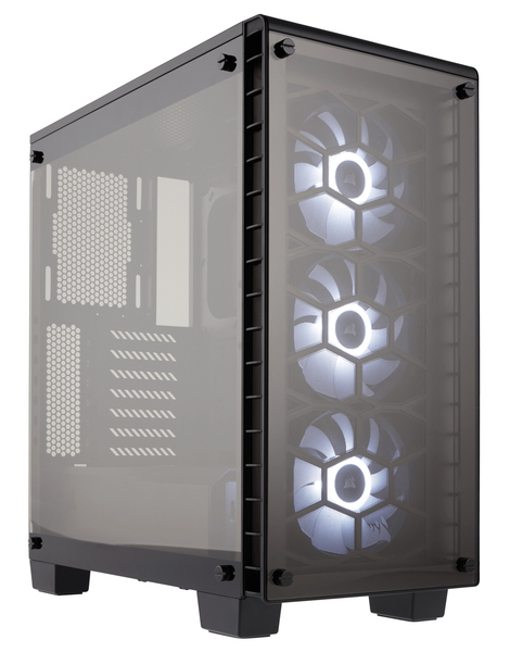 Corsair Crystal Series 460X RGB Tempered Glass Compact Mid-Tower ATX Case