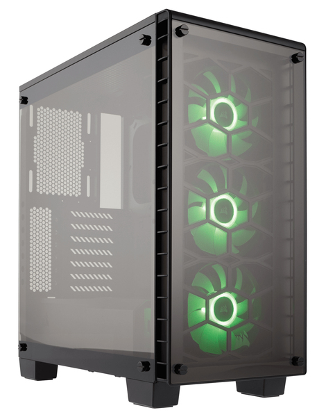 Corsair Crystal Series 460X RGB Tempered Glass Compact Mid-Tower ATX Case