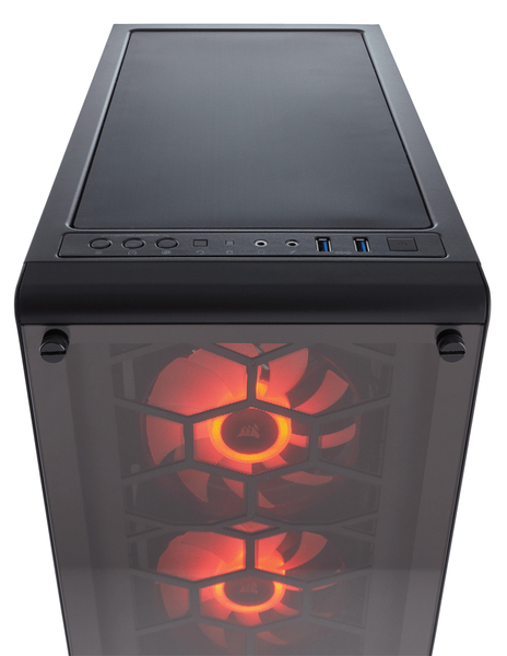 Corsair Crystal Series 460X RGB Tempered Glass Compact Mid-Tower ATX Case