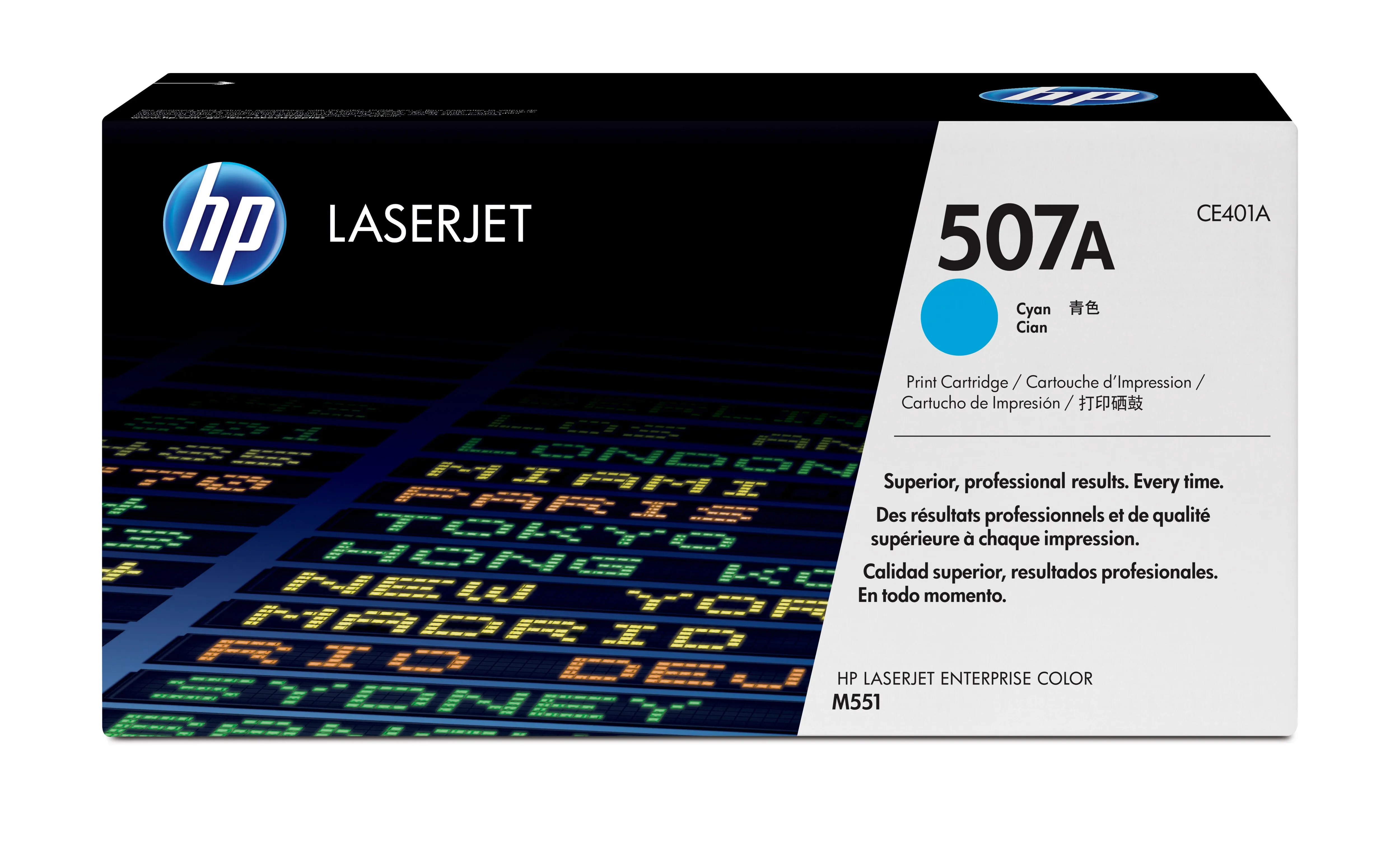 HP Toner 507A cyan HV LaserJet Enterprise 500 color M551n 6000 Seiten