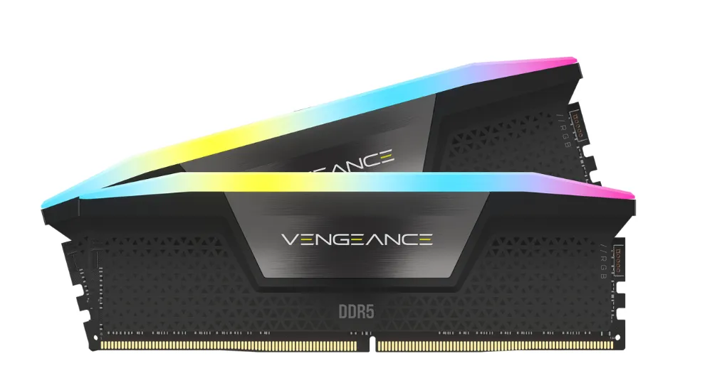 Corsair Vengeance RGB 64GB (2 x 32GB) DDR5 5200 MHz, CL40 - memory, Black