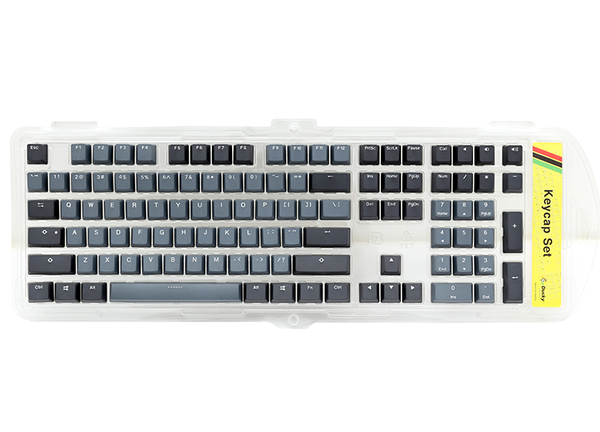 Ducky Skyline Keycap Set - double shot PBT -harmaa