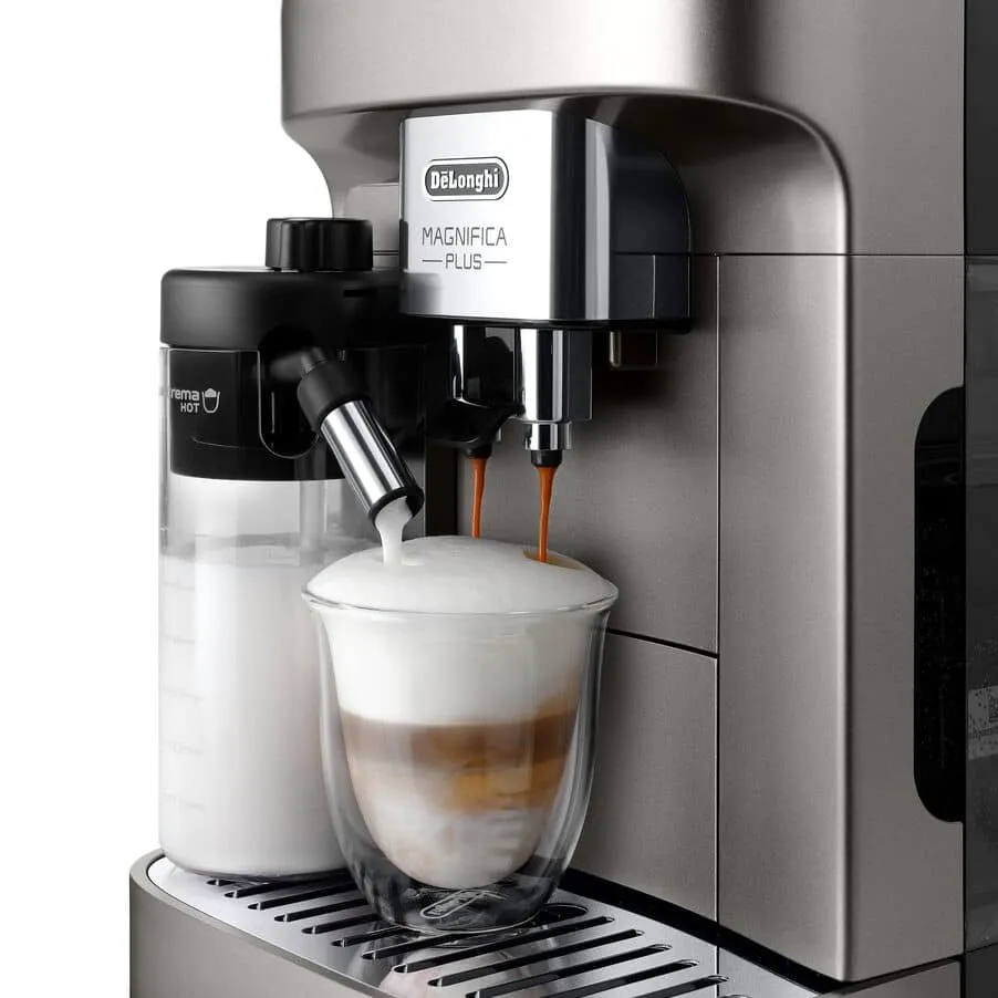 De'Longhi Magnifica Plus ECAM320.70.TB Fully Automatic Espresso Machine, Titanium Black