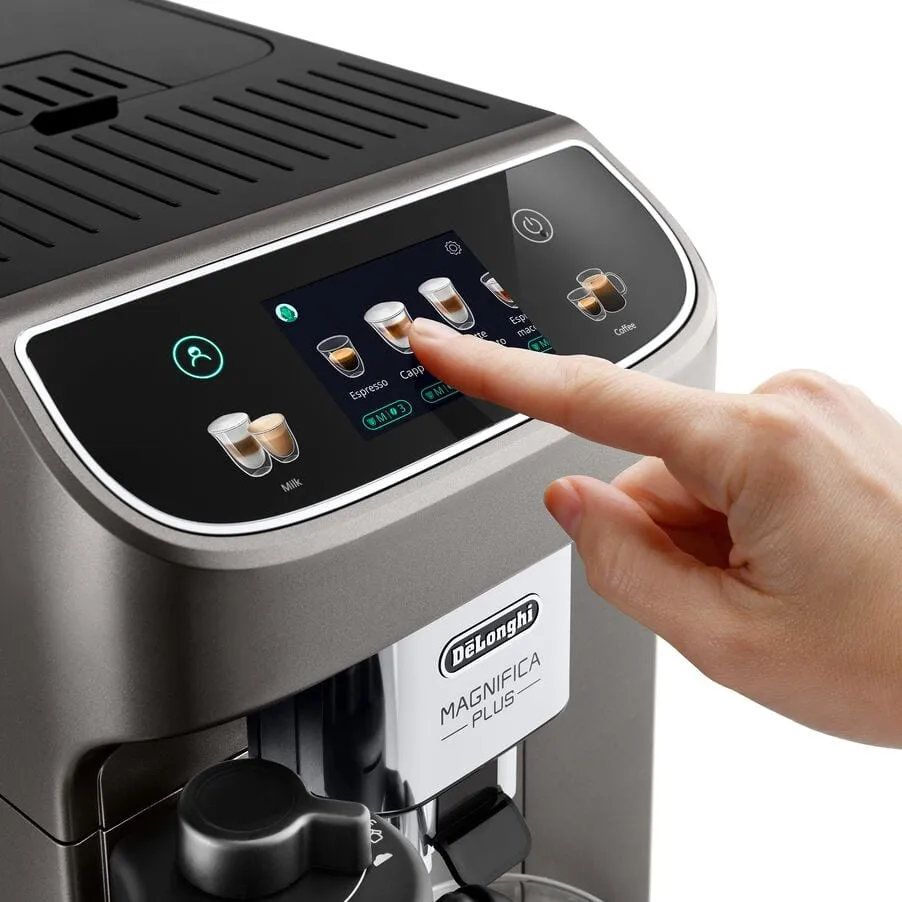 De'Longhi Magnifica Plus ECAM320.70.TB Fully Automatic Espresso Machine, Titanium Black