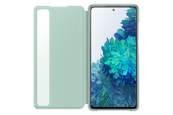 Samsung Smart Clear View, Galaxy S20 FE - Wallet Case, Green