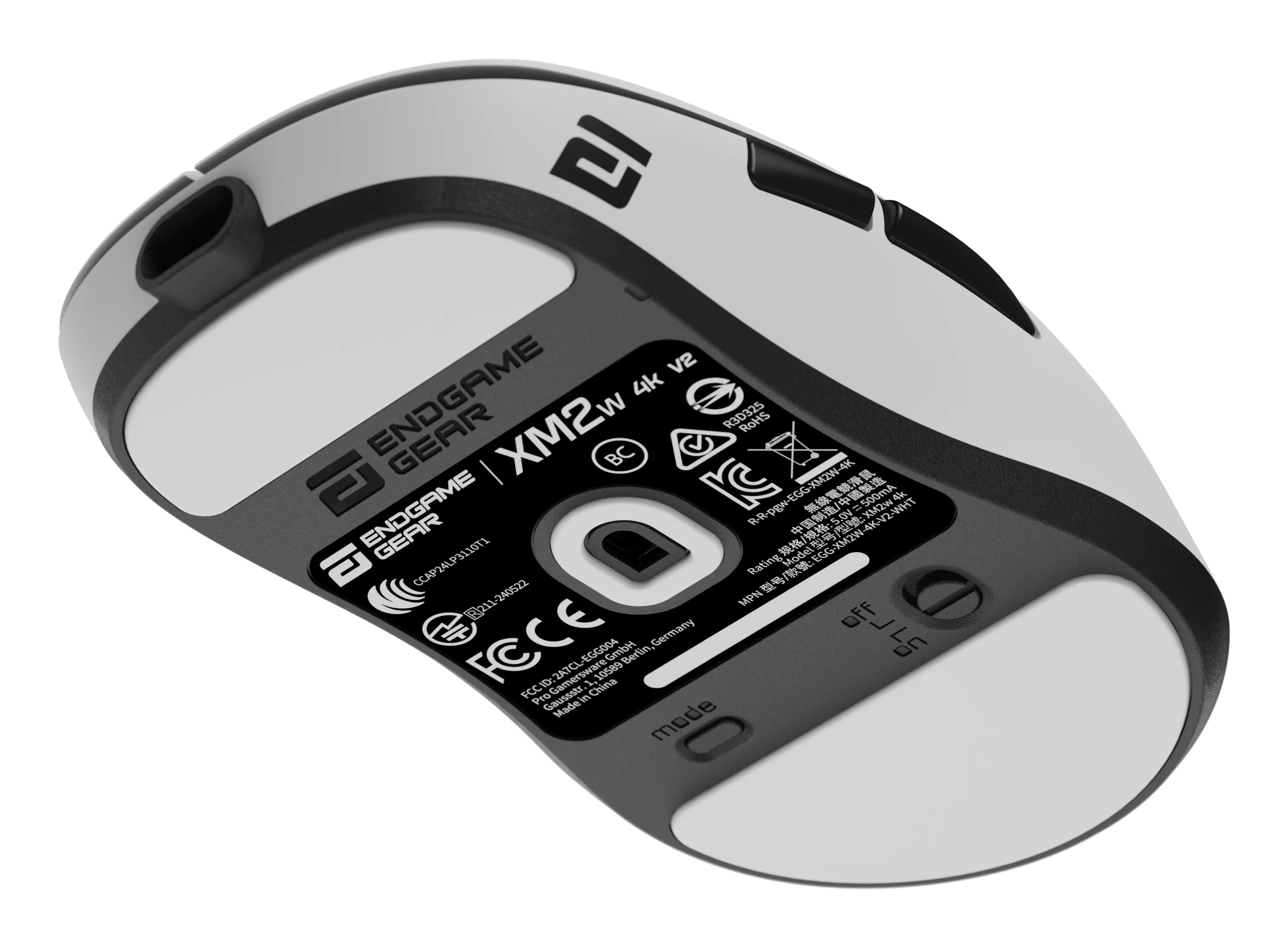 Endgame Gear XM2w 4k tr&aring;dl&ouml;s gamingmus, vit