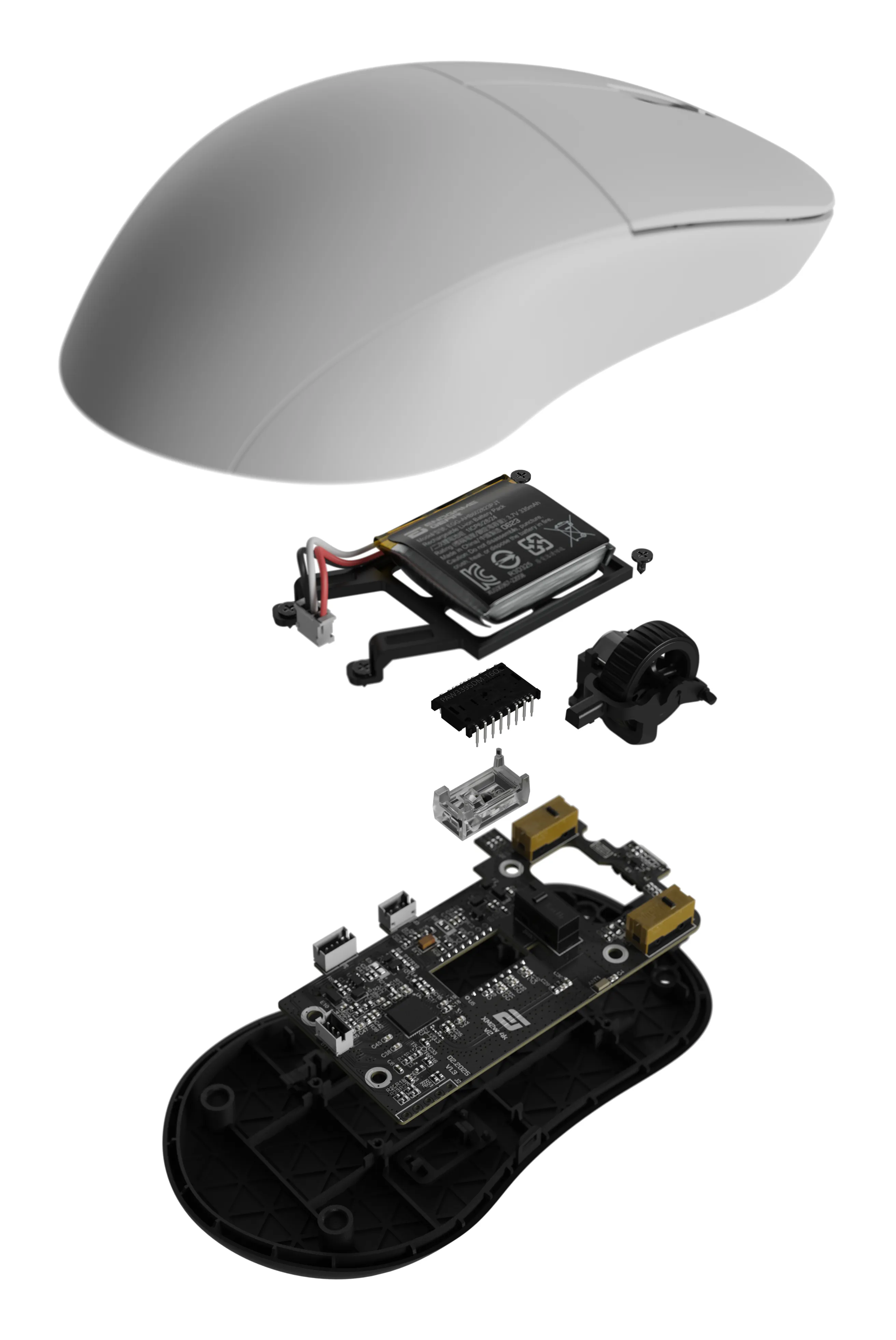 Endgame Gear XM2w 4k tr&aring;dl&ouml;s gamingmus, vit