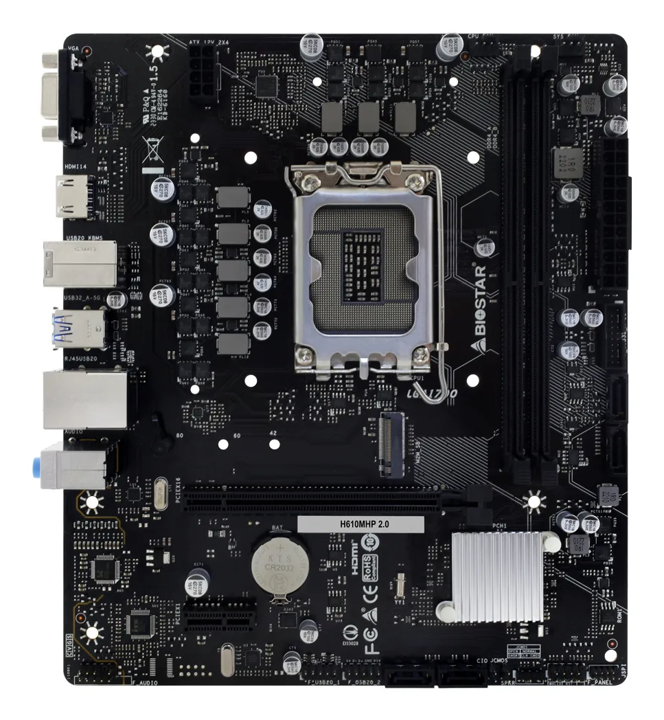 Biostar H610MHP 2.0 LGA1700 mATX -emolevy