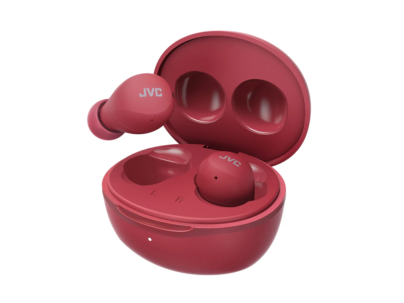 JVC Gumy Mini HA-A6T-R-U Wireless Earbuds, Red