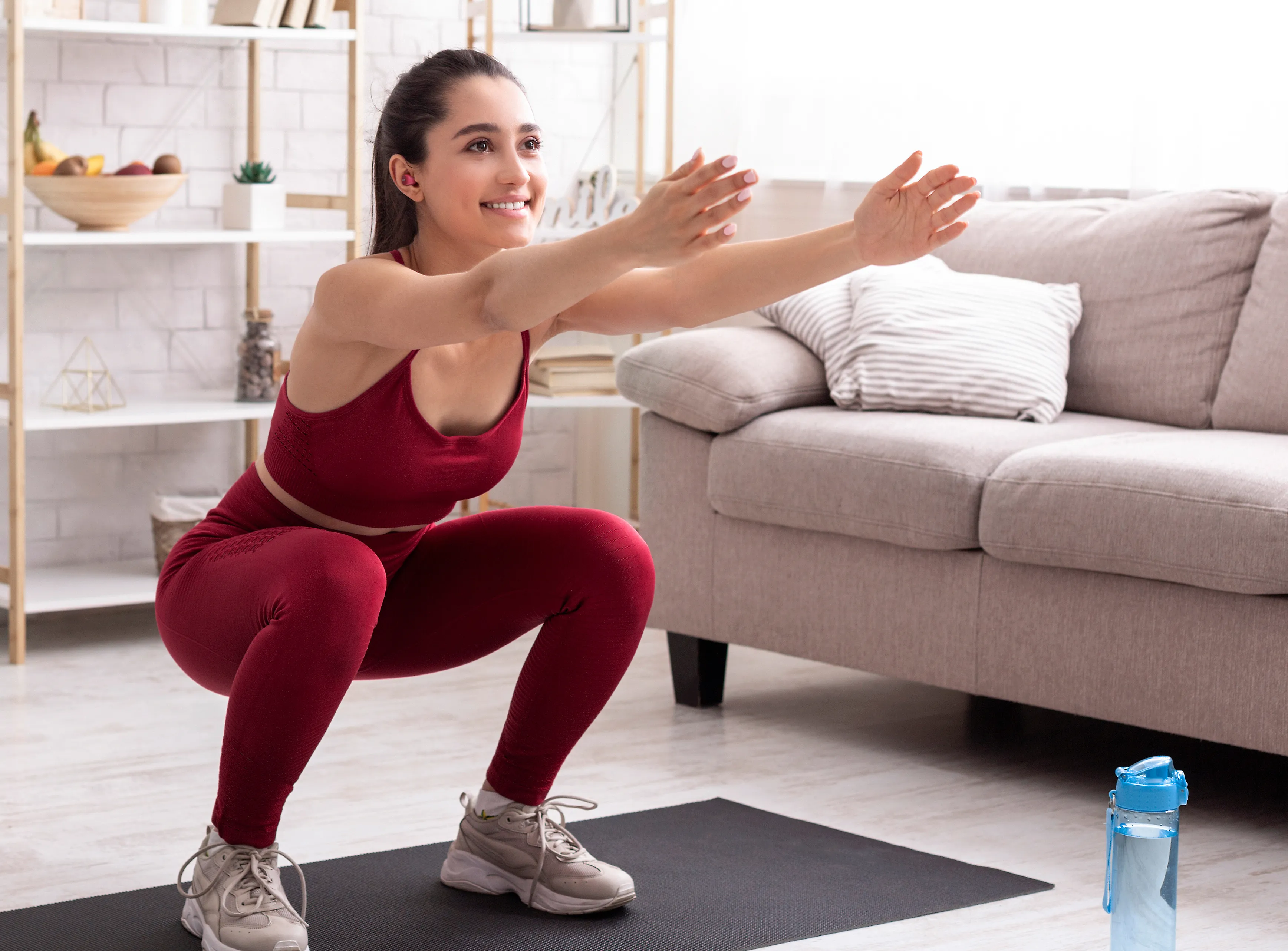 JVC Gumy Mini HA-A6T-R-U Wireless Earbuds, Red