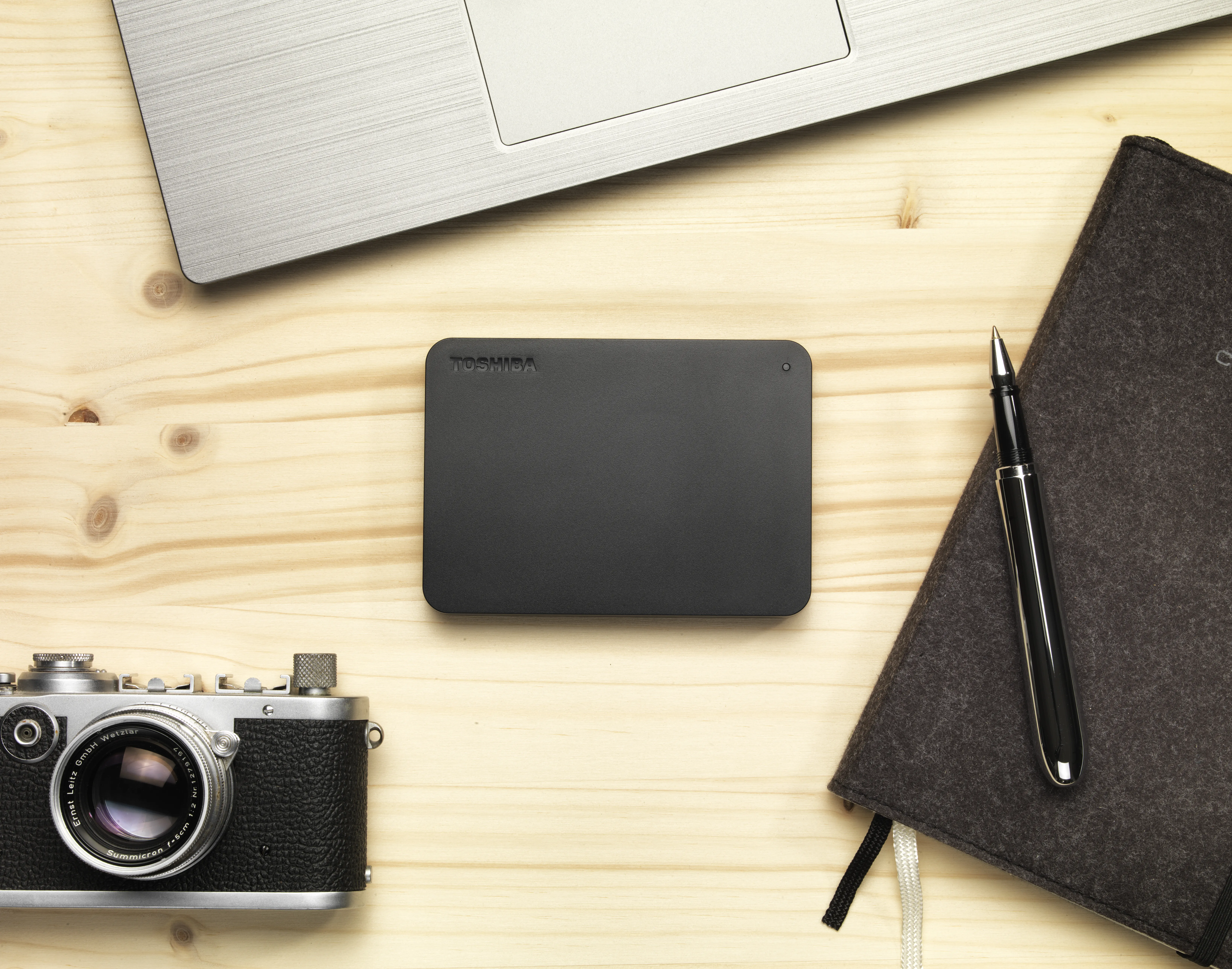 Toshiba Canvio Basics 1TB - External HDD, Black