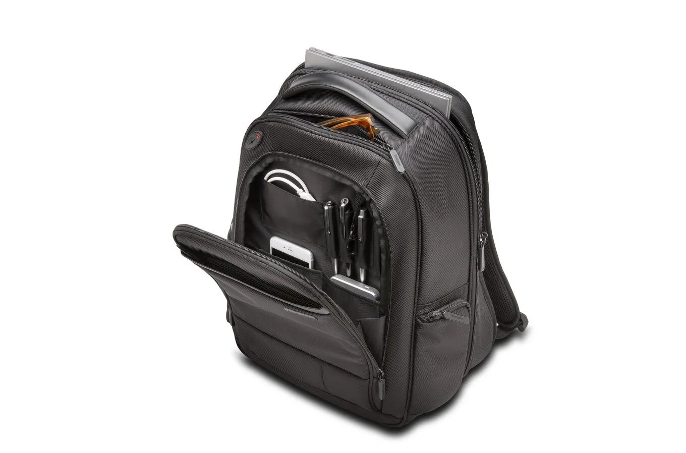 Kensington Contour 2.0 Business - datorryggs&auml;ck, svart, 15.6&quot;