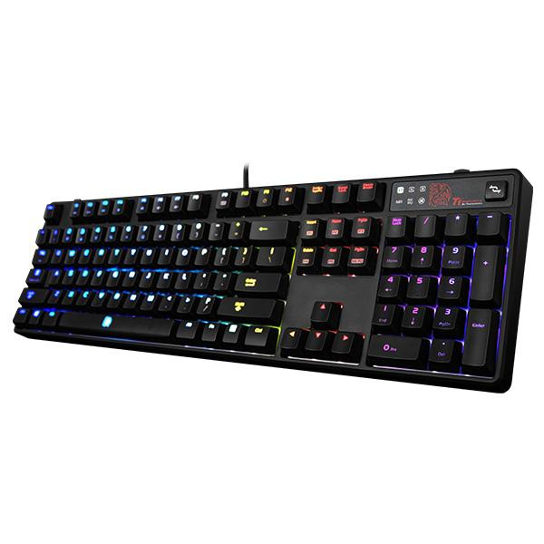 Tt eSPORTS Poseidon Z RGB Blue Switch -pelin&auml;pp&auml;imist&ouml;