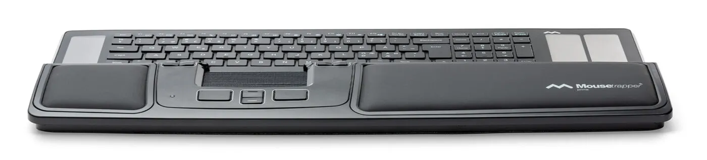 Mousetrapper Prime - wireless roller mouse, black