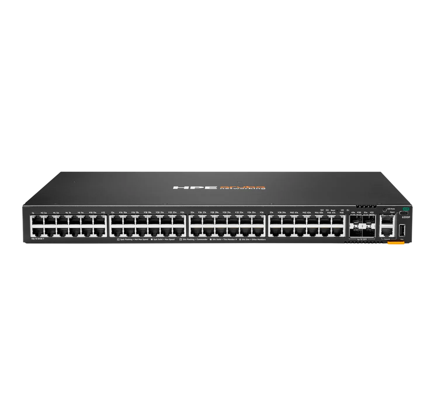 HPE Aruba Networking CX 6200F 48G 4SFP Switch EU en