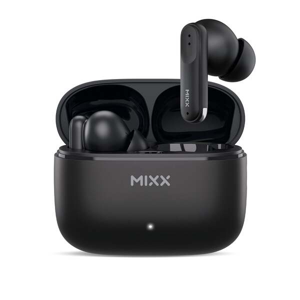 MIXX StreamBuds Switch S7 Wireless Earbuds, Black
