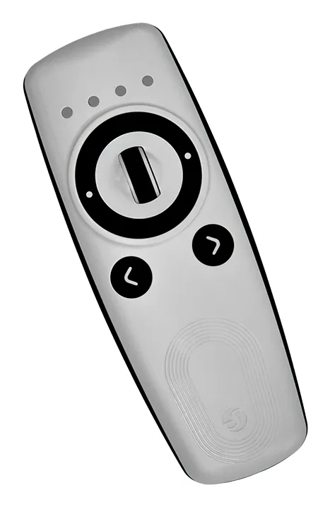 Shelly BLU Remote Control ZB &ndash; Bluetooth-/Zigbee-fj&auml;rrkontroll f&ouml;r styrning av Shelly- och BTHome-enheter, vit