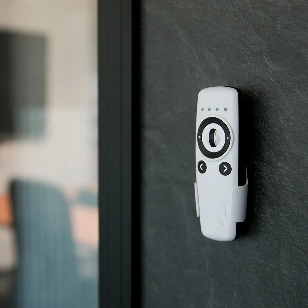 Shelly BLU Remote Control ZB &ndash; Bluetooth-/Zigbee-fj&auml;rrkontroll f&ouml;r styrning av Shelly- och BTHome-enheter, vit