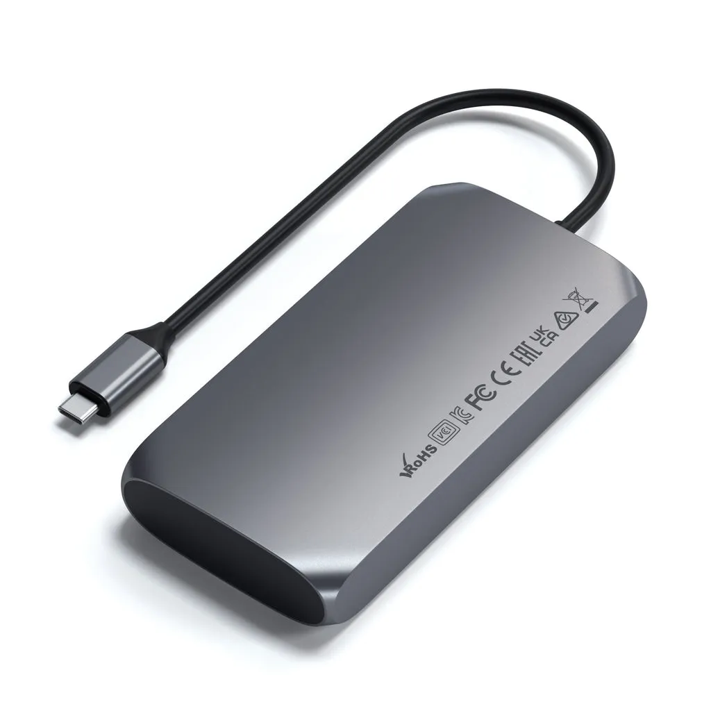 Satechi USB-C Multimedia M1 -adapteri, Tähtiharmaa
