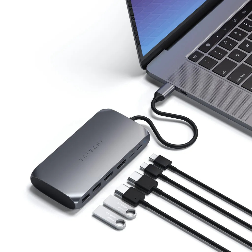 Satechi USB-C Multimedia M1 -adapteri, Tähtiharmaa