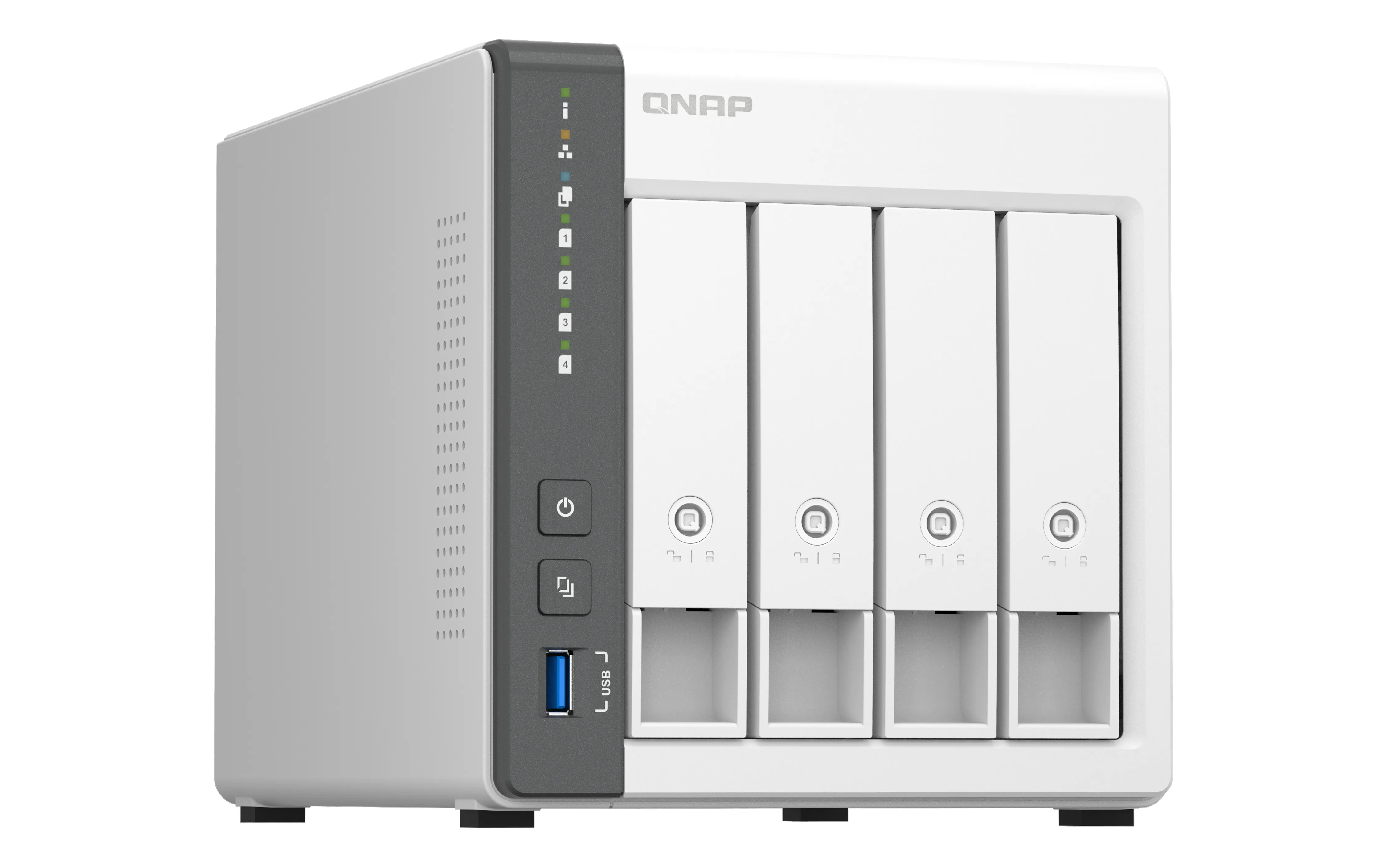 Qnap TS-433-4G + 4 x Seagate IronWolf ST8000VN - NAS station