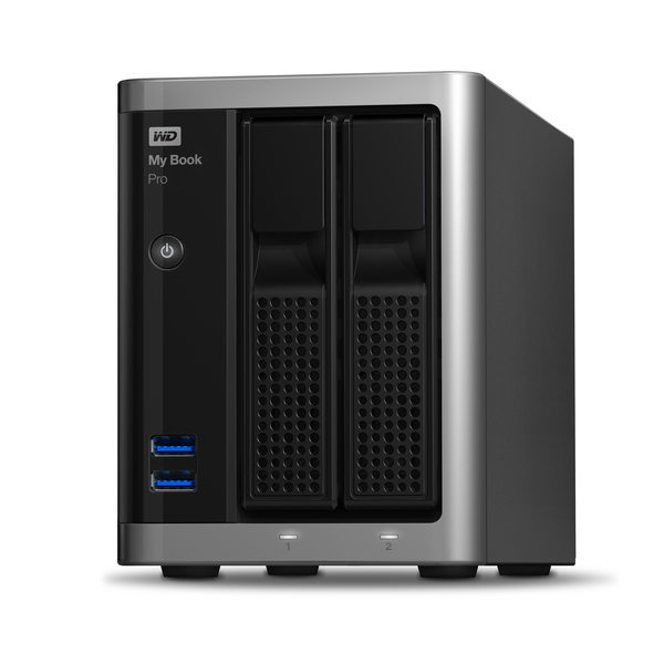 WD My Book Pro WDBDTB0060JSL - Kiintolevysarja - 6 Tt - 2 telineet - HDD 3 Tt x 2 - USB 3.0, Thunderbolt 2 (ulkoinen)