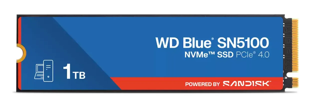 WD Blue 1TB M.2 PCIe 3.0 NVMe SSD
