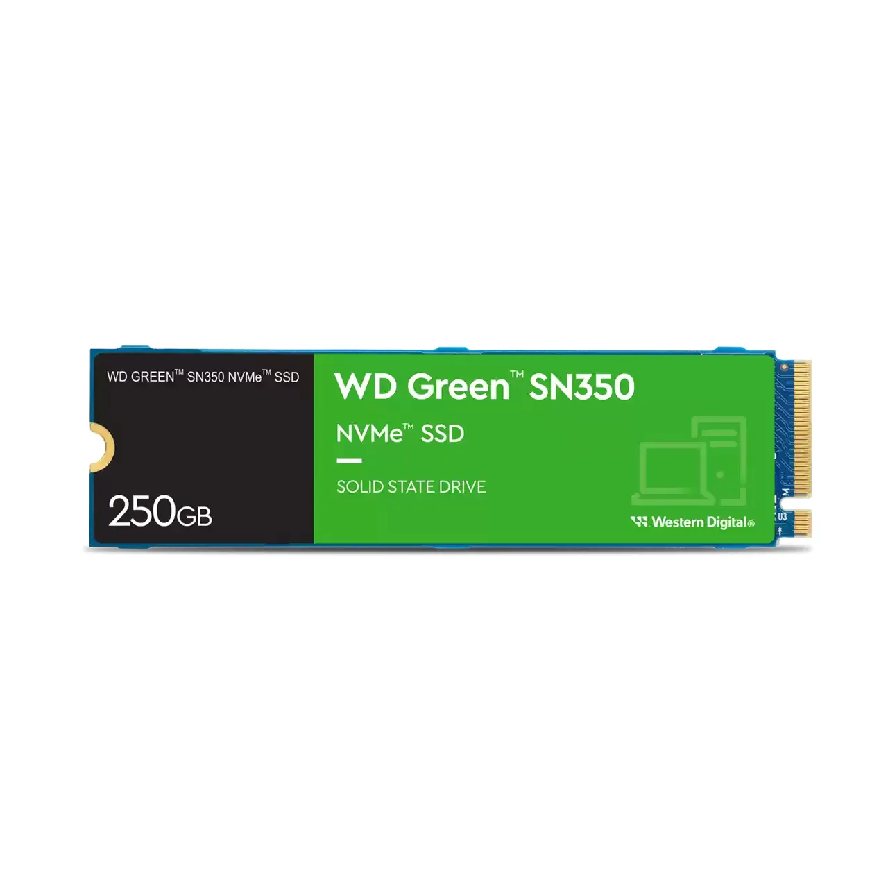 WD Green SN350 250GB, PCIe 3.0, M.2 - SSD