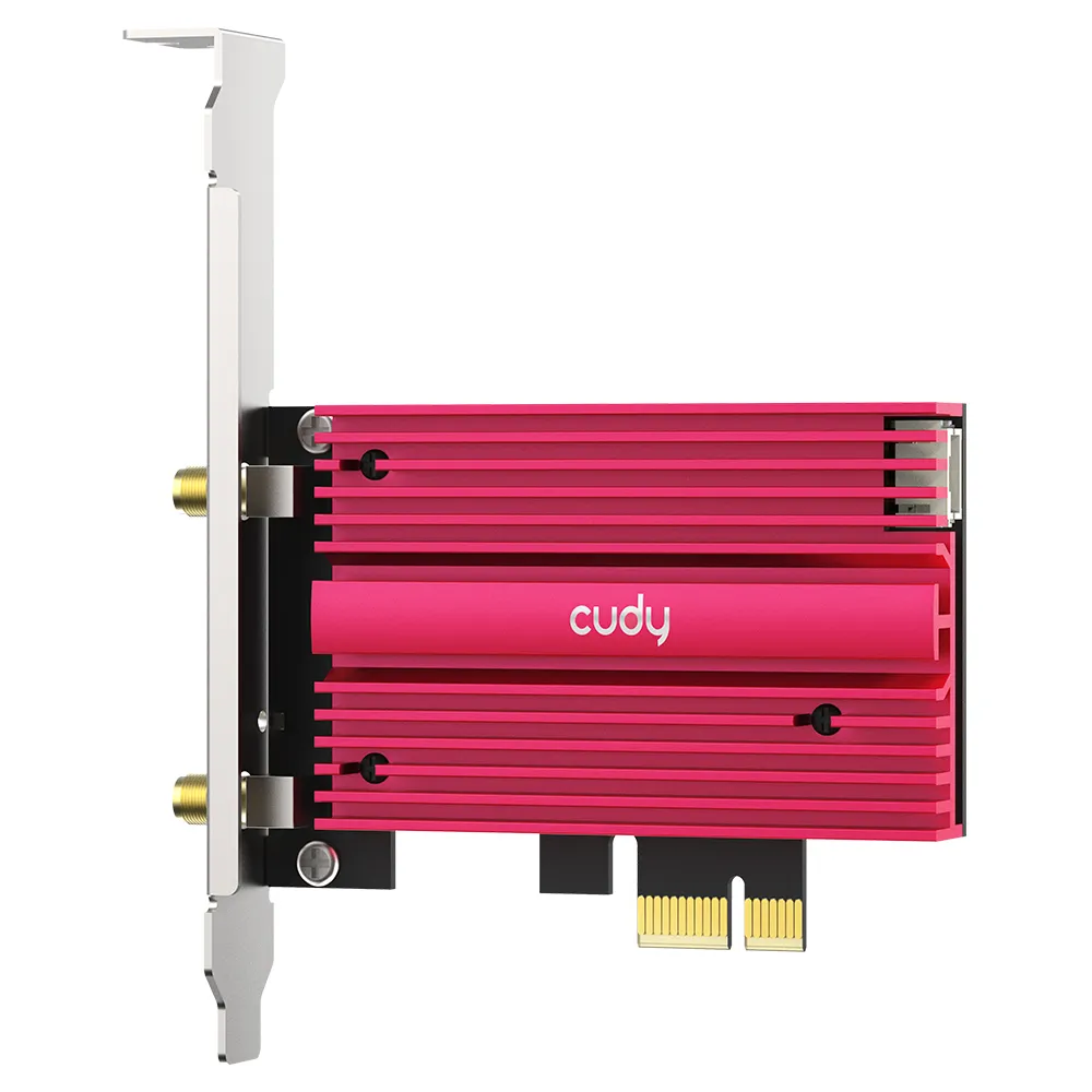 CUDY Adapter PCI-E WE4000 WF6 AX5400 1P Low Profile