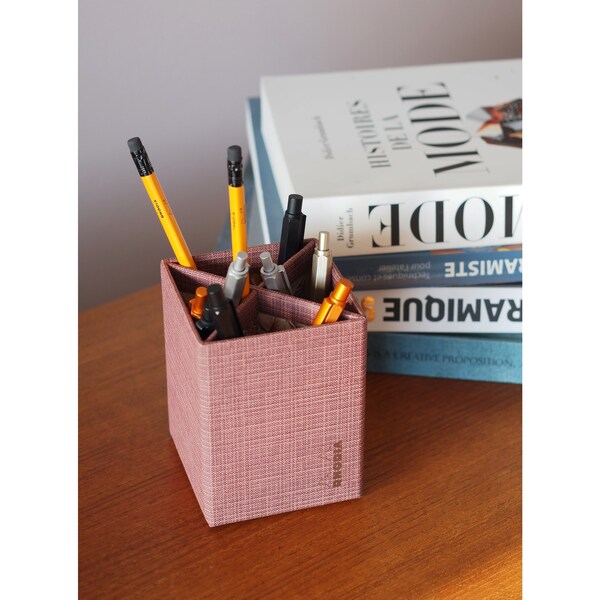 Rhodiarama Pencil holder Amarante 8x8x11