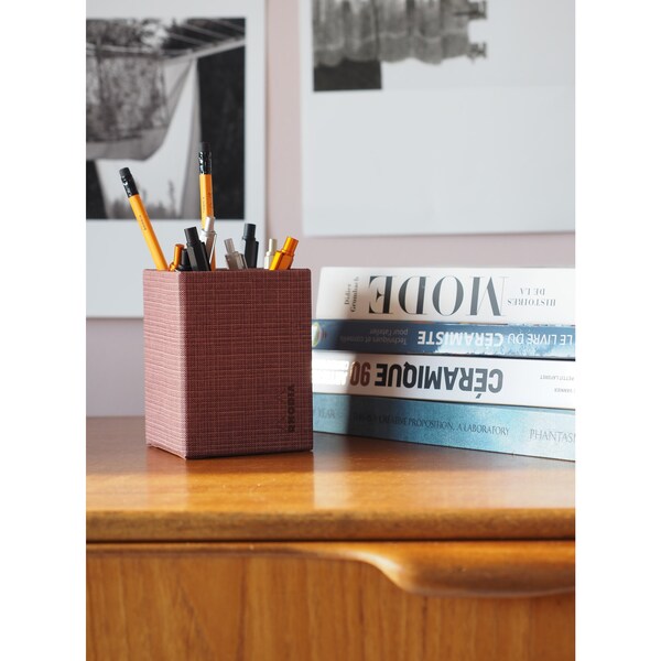 Rhodiarama Pencil holder Amarante 8x8x11