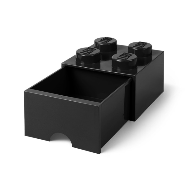 Room Copenhagen LEGO Brick Drawer 4 black - RC40051733
