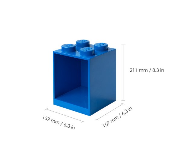 Room Copenhagen LEGO Regal Brick 4 Shelf 41141731 (blue)